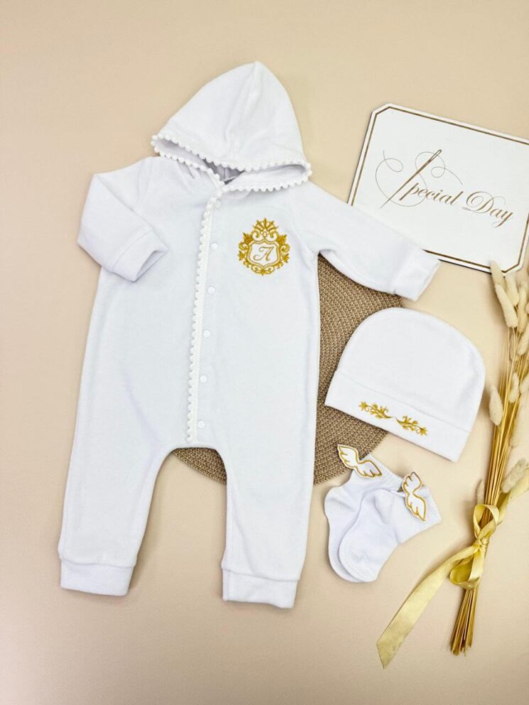 Набор для крещения «Золотой Ангелочек»