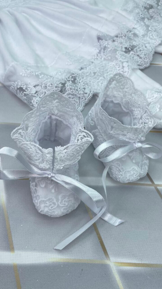 Мереживні пінетки-валянки «Ажурна Ніжність»