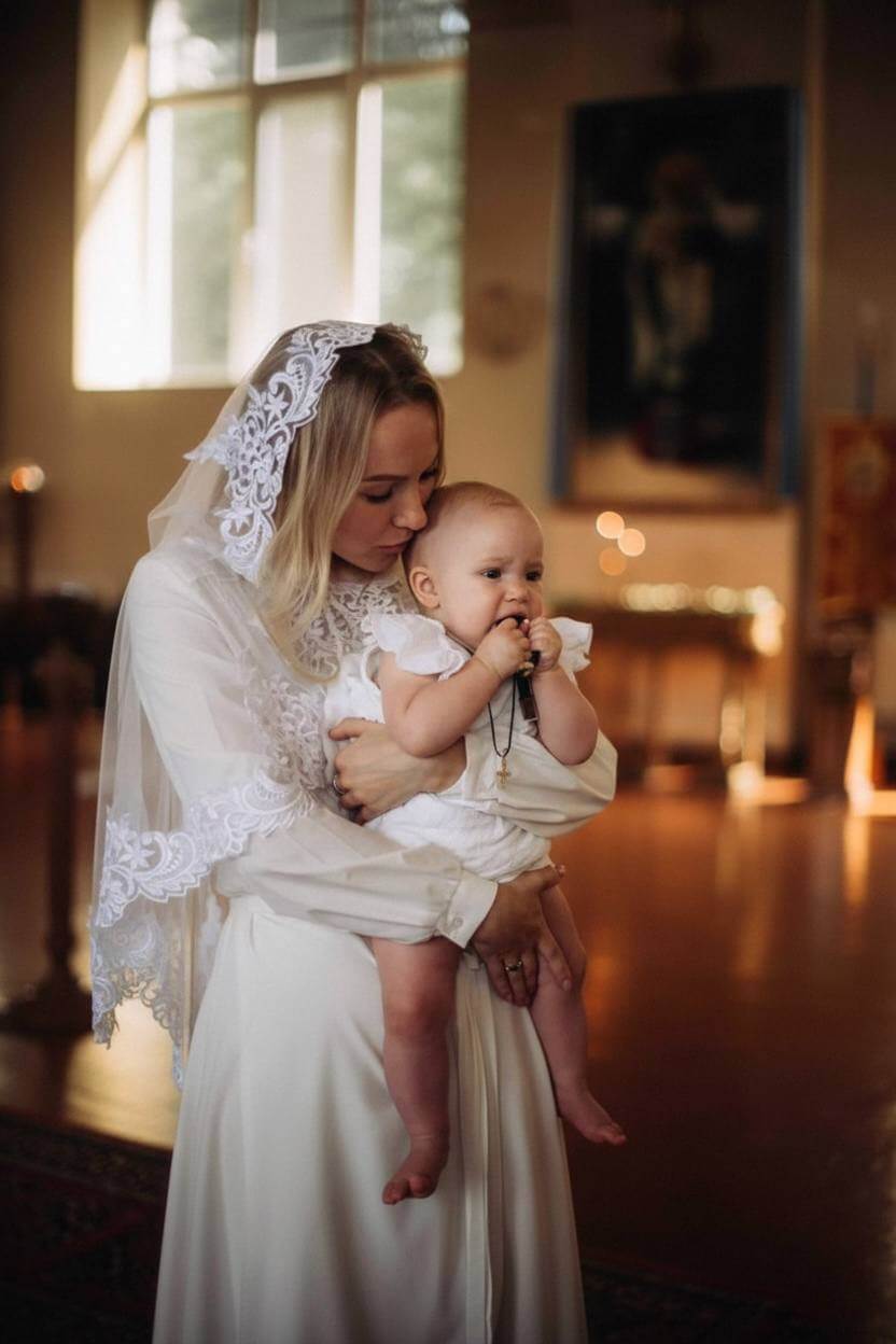 Палантин-капюшон "Grace" з білим кордовим мереживом