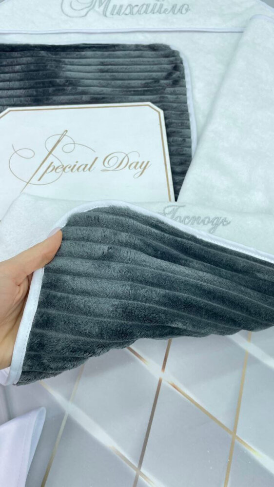 Утепленная крыжма-метрика «Серебряный Графит»