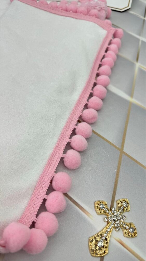 Утеплена крижма-плед «Рожева Хмаринка»