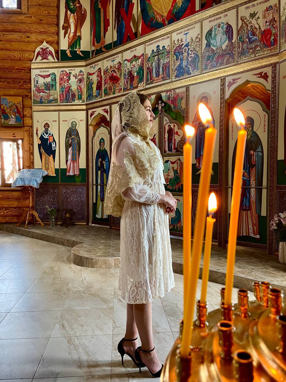 Палантин с кордом для крещения и венчания «Элеганс»