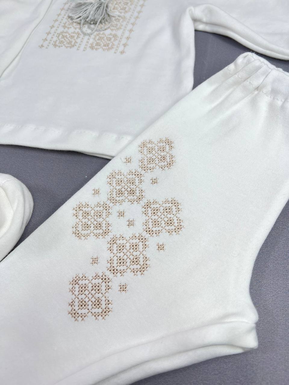 Комплект одежды для мальчика на крестины «Традиция»