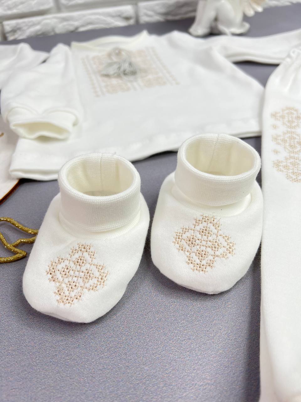 Комплект одежды для мальчика на крестины «Традиция»