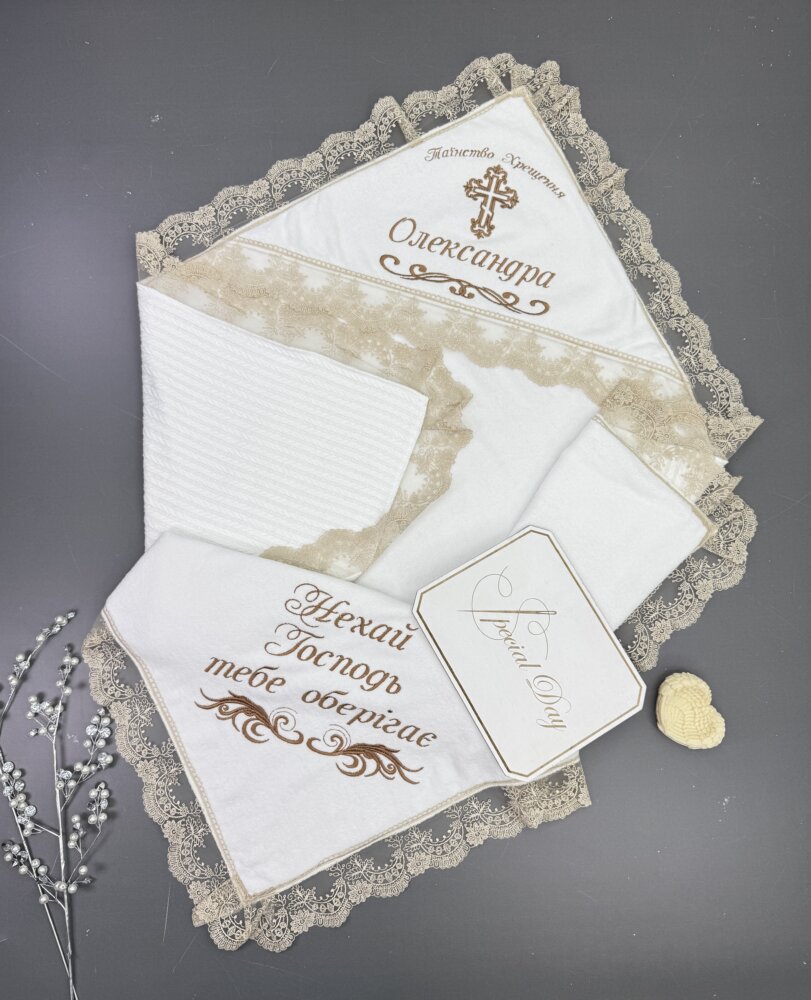 Утеплённая крыжма-плед «Braided Comfort» из велюр-махры и трикотажа «косичка»