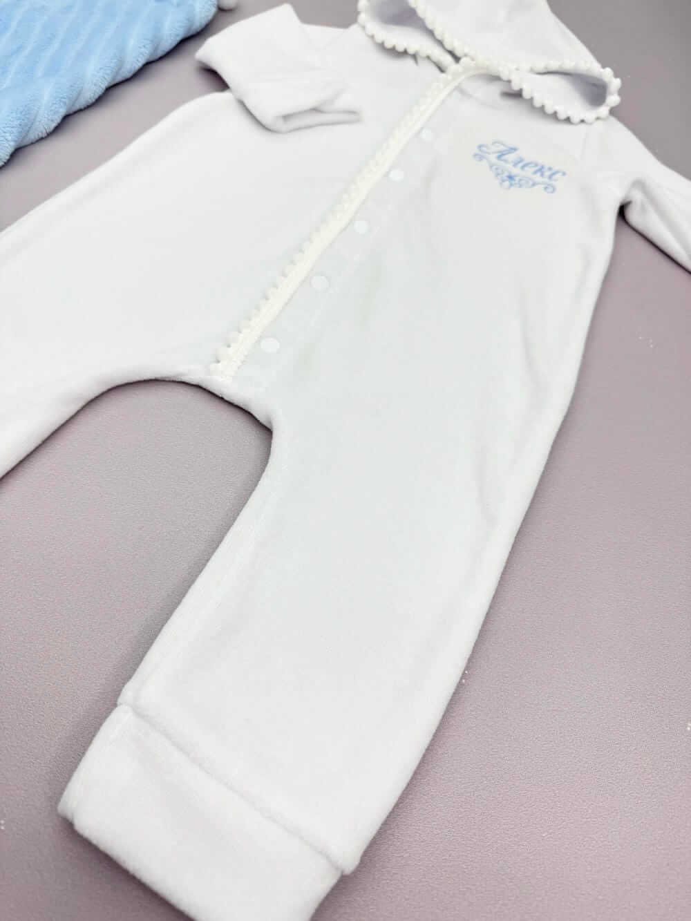 Эксклюзивный комплект на крестины мальчика «Голубая лагуна»