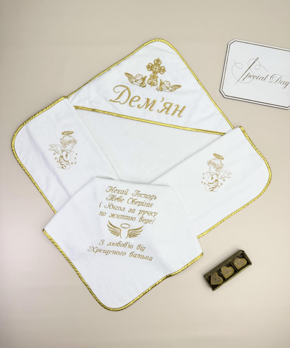 Именная крыжма-оберег «Pure Memory» без кружева