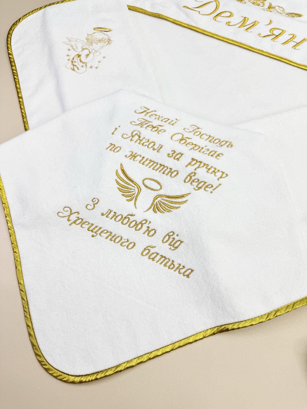 Именная крыжма-оберег «Pure Memory» без кружева