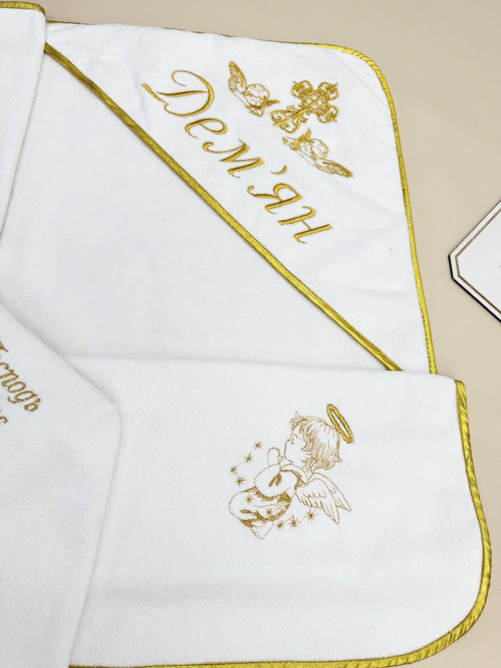 Именная крыжма-оберег «Pure Memory» без кружева