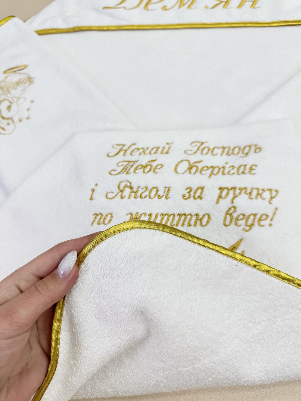 Именная крыжма-оберег «Pure Memory» без кружева