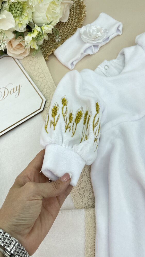 Хрестильний набір для дівчинки «Етно-стиль»