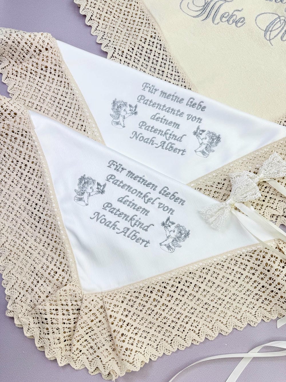 Полный набор для Таинства Крещения «Благословение Ангела»: крыжма, одежда, аксессуары