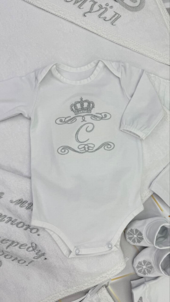 Крестильный набор «Королевский Инициал»