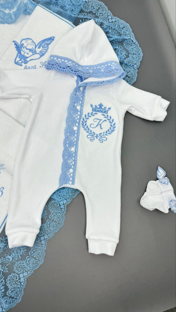 Крестильный набор «Голубой Ангел»