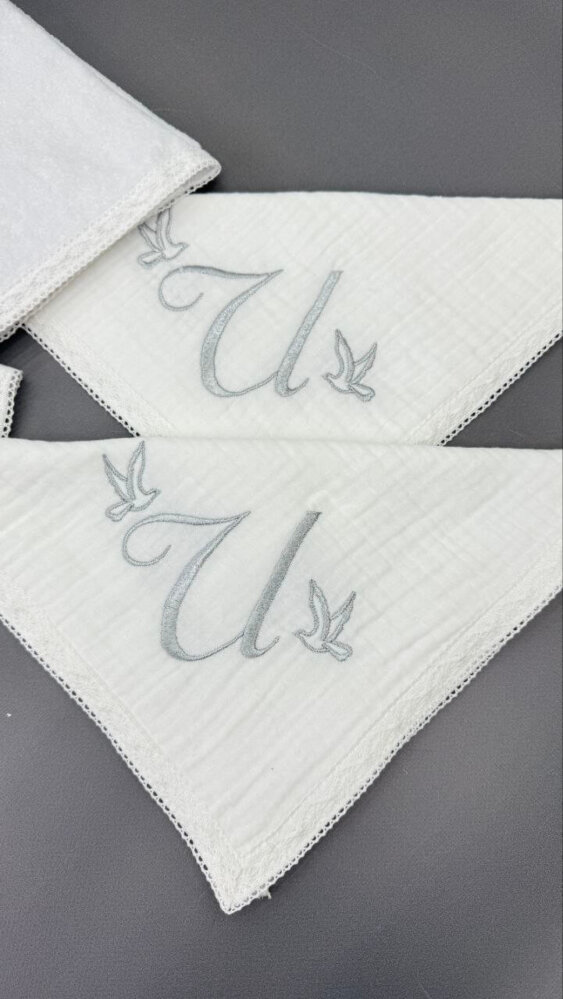 Салфетки под свечи «Серебряная Роса»