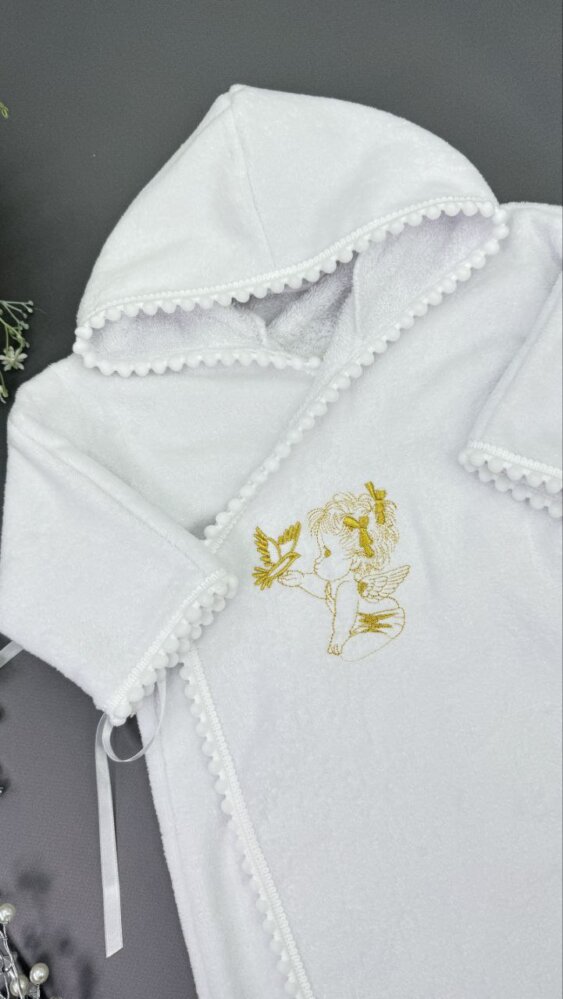 Удлиненная рубашка-халат «Золотой Оберег»