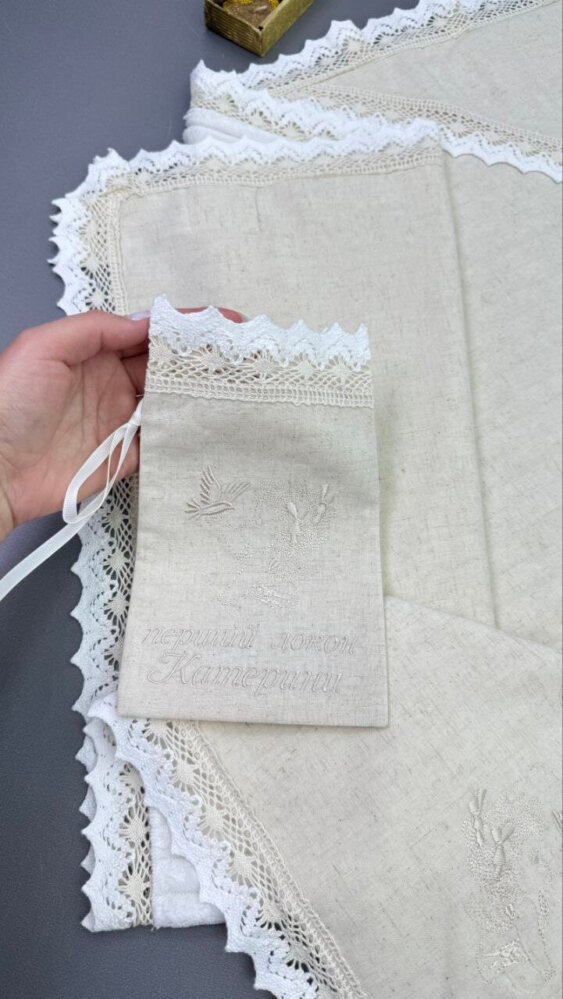 Утепленная льняная крыжма «Природное Тепло»