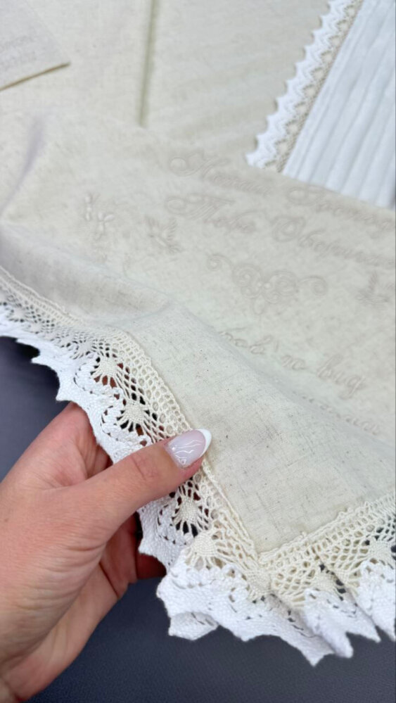 Утепленная льняная крыжма «Природное Тепло»