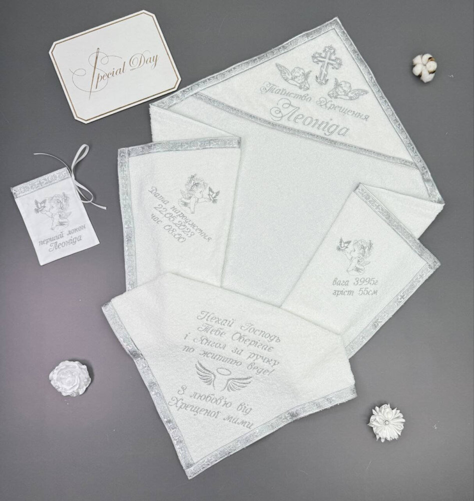 Крестильный набор «Серебряный Канон»