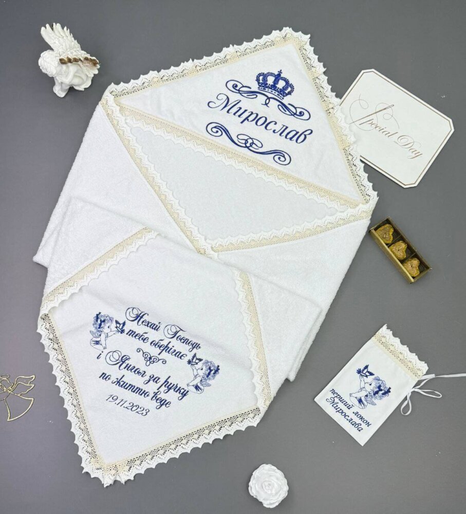 Крестильный набор «Синяя Лазурь»