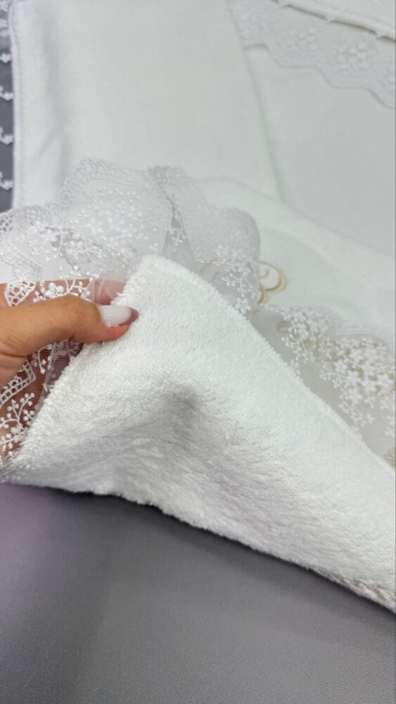 Крестильная крыжма «Кремовая Элегия»