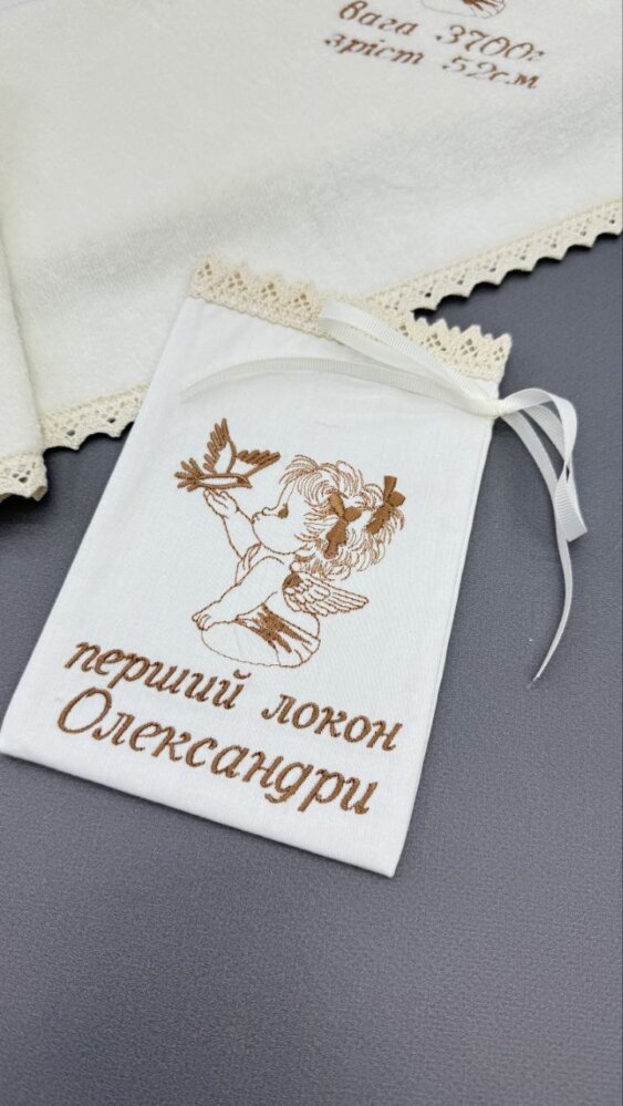 Крестильная крыжма «Шоколадная Память»