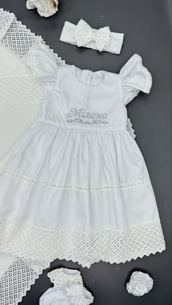 Крестильный набор «Белая Лилия»