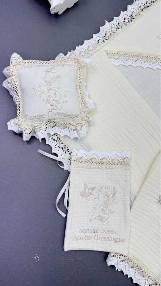 Крестильный набор «Бежевая Классика»