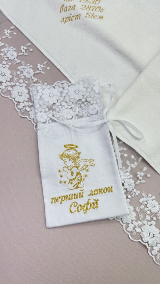 Крестильный набор «Золотая Метрика»