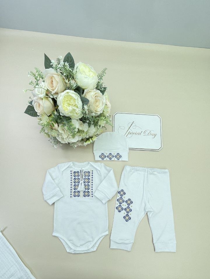 Патриотический крестильный набор-вышиванка «Вольный Дух»