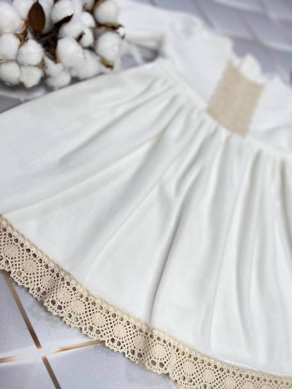 Набор крестильной одежды для девочки «Нежность»