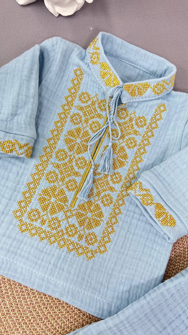 Костюм-вышиванка из муслина «Наследие»