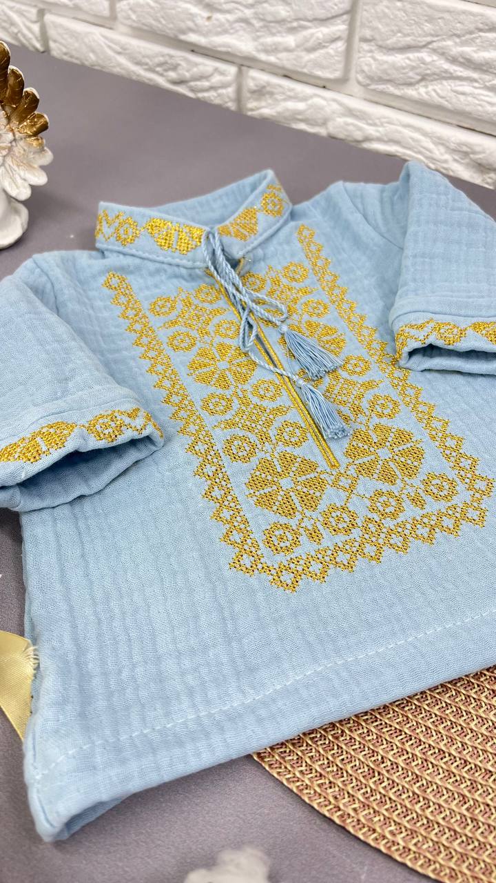 Костюм-вышиванка из муслина «Наследие»