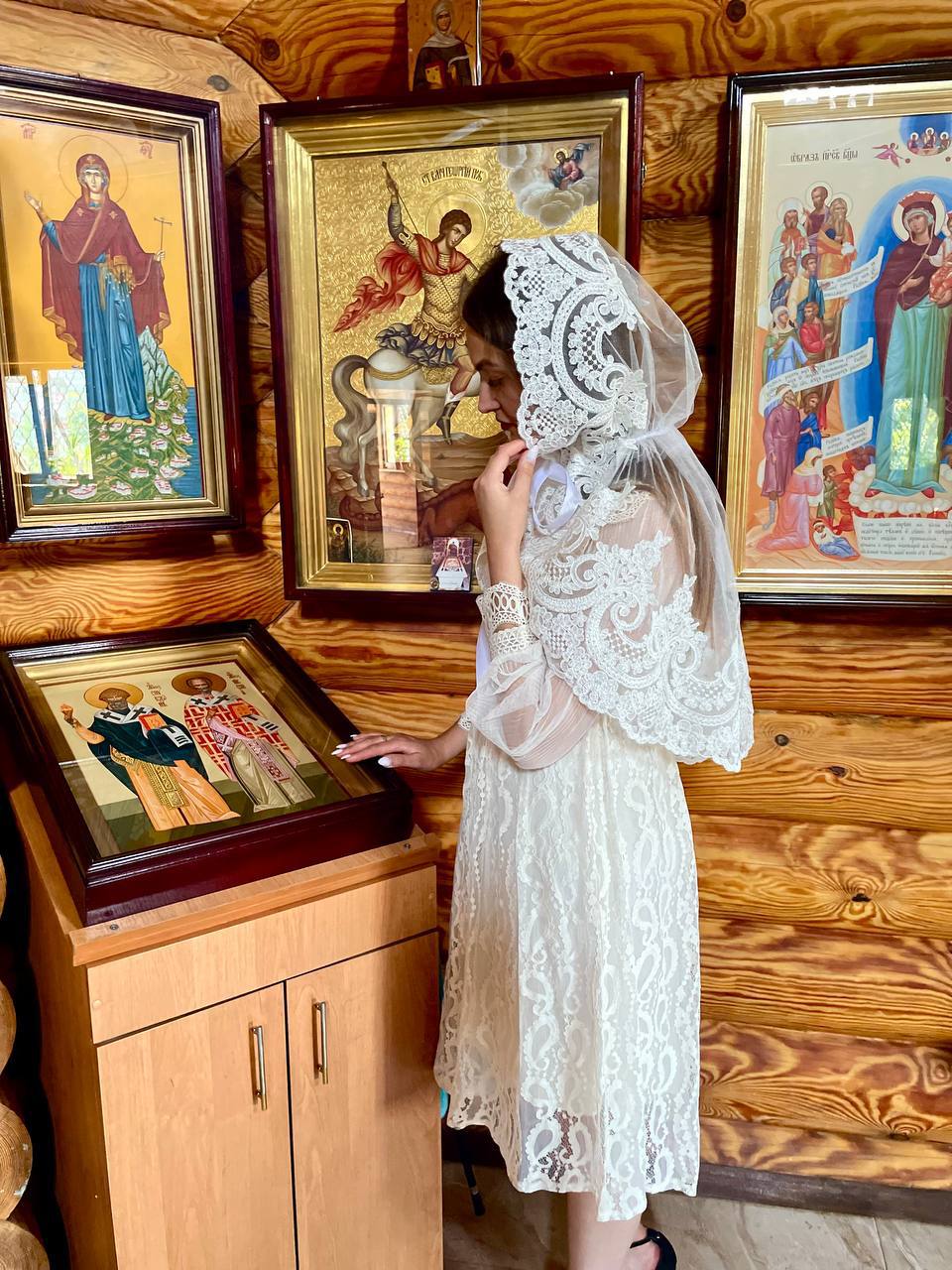 Кордовий палантин для храму «Мереживна Симфонія»