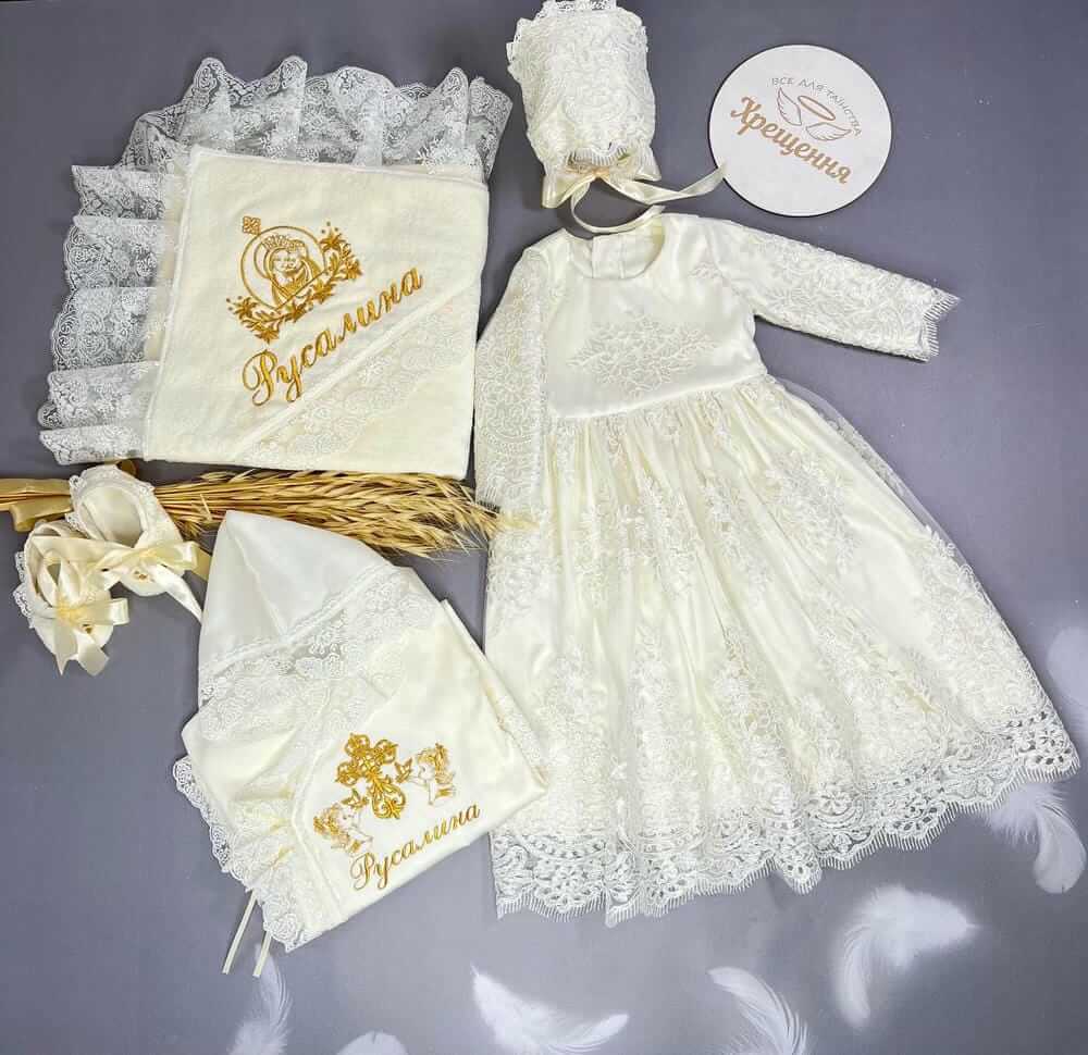 Набор для крещения девочки «Королевская изысканность»