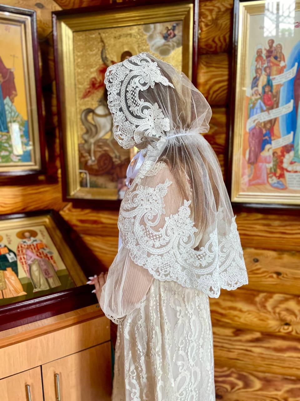 Кордовий палантин для храму «Мереживна Симфонія»