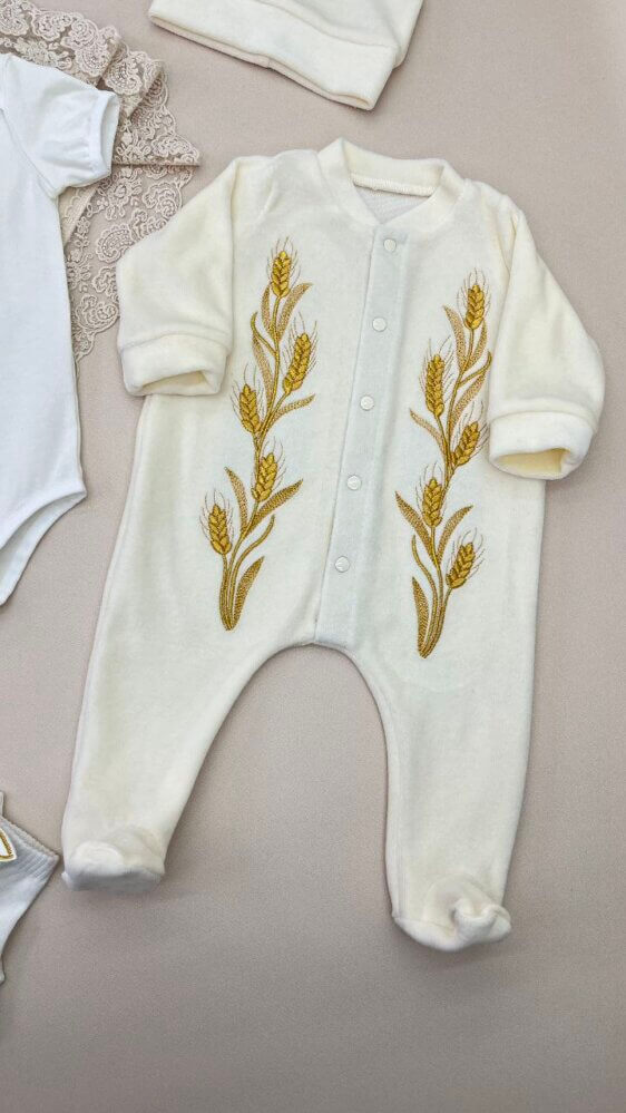 Роскошный велюровый набор «Золотая Нива»